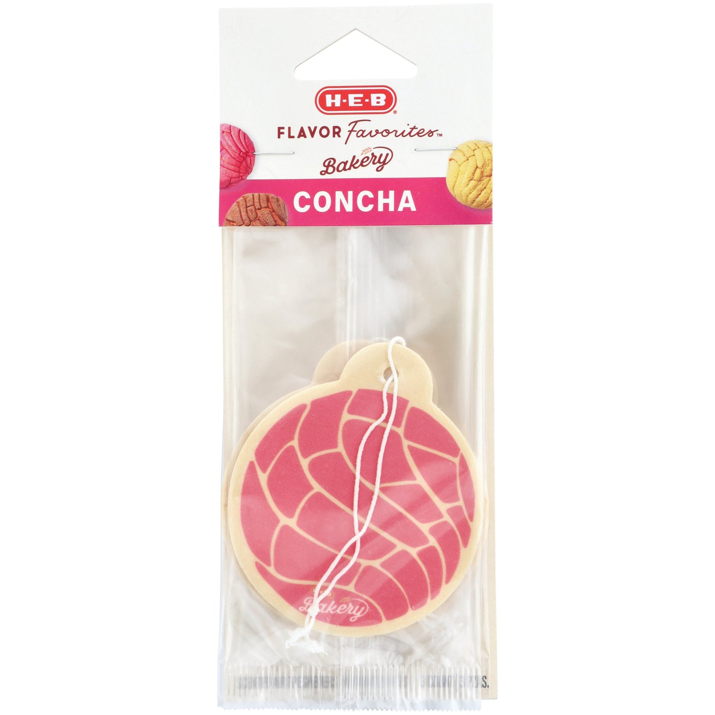 H-E-B Flavor Favorites Car Air Fresheners - Bakery Concha