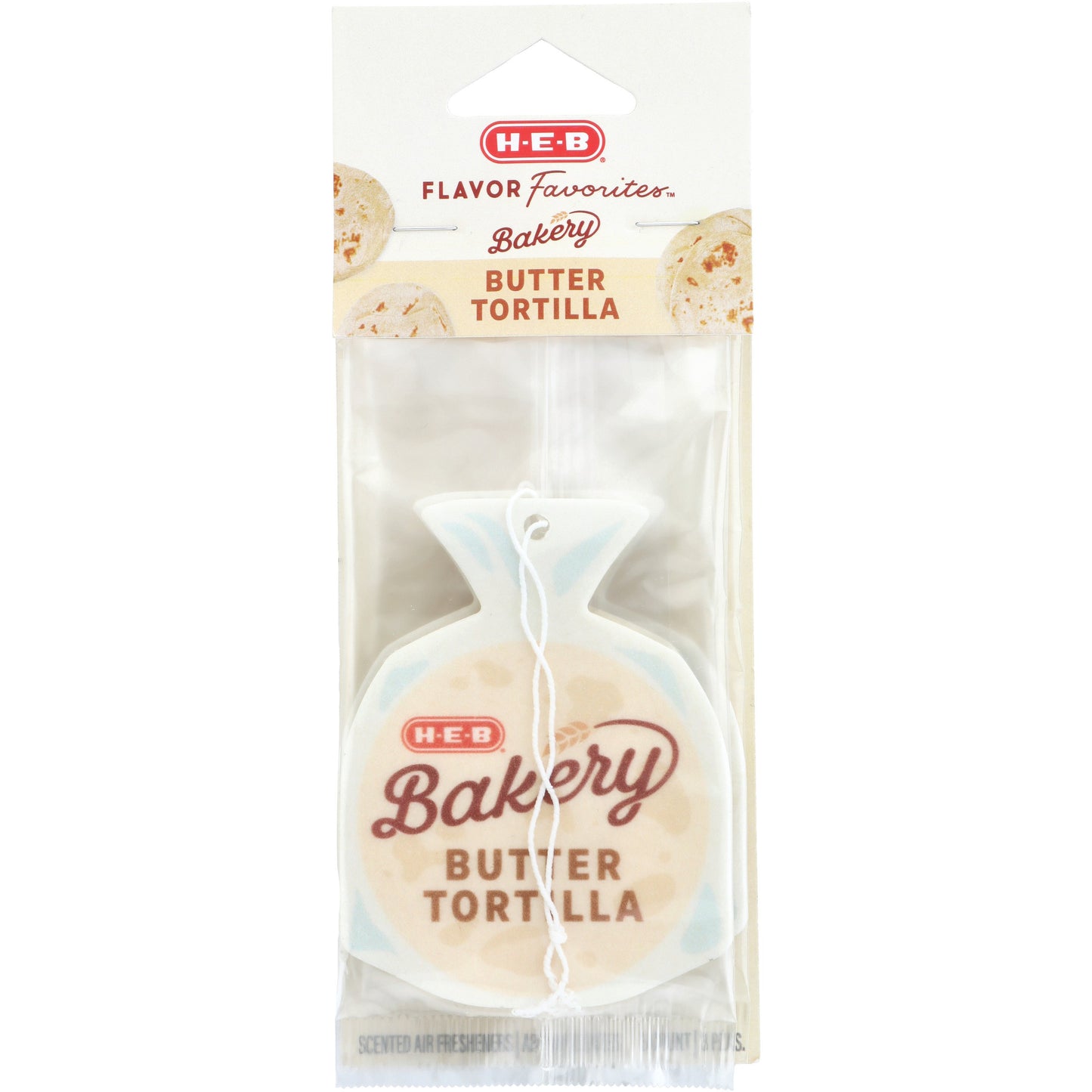 H-E-B Flavor Favorites Car Air Fresheners - Bakery Butter Tortilla