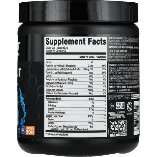 FORMUFIT by H-E-B Pre-Workout Blue Raspberry