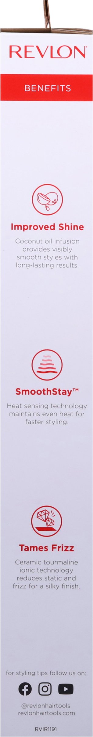 Revlon Smoothstay 1.5in Curling Iron