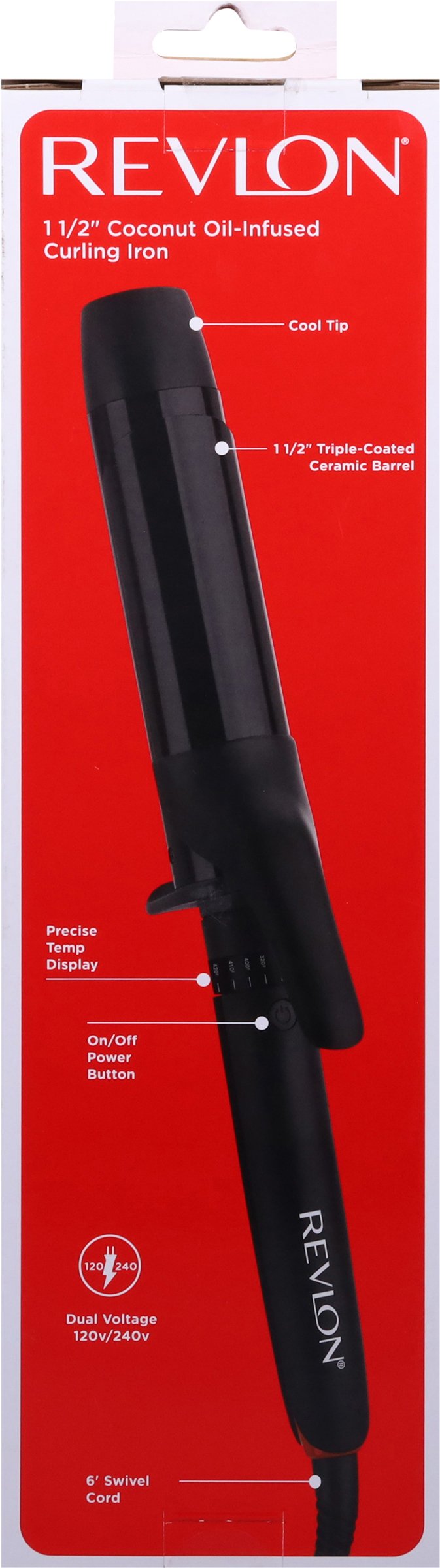Revlon Smoothstay 1.5in Curling Iron