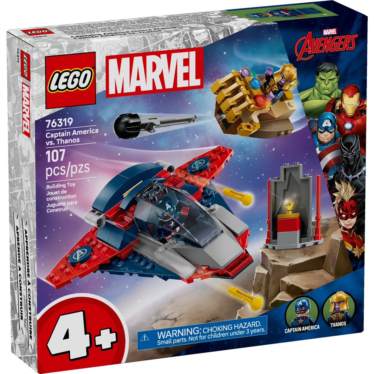 LEGO Marvel Avengers Captain America vs. Thanos Set