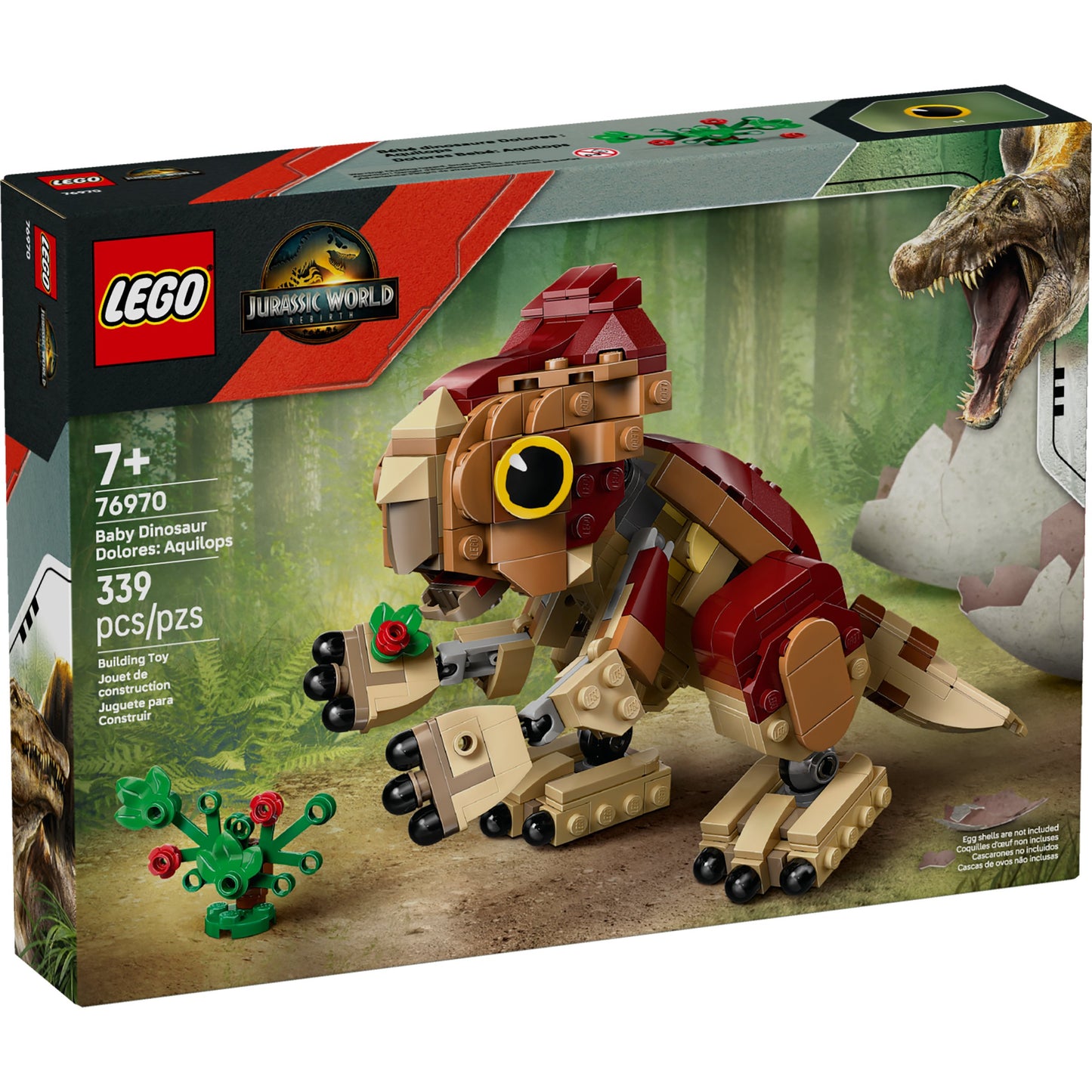 LEGO Jurassic World Rebirth Baby Dinosaur Delores Aquilops Set