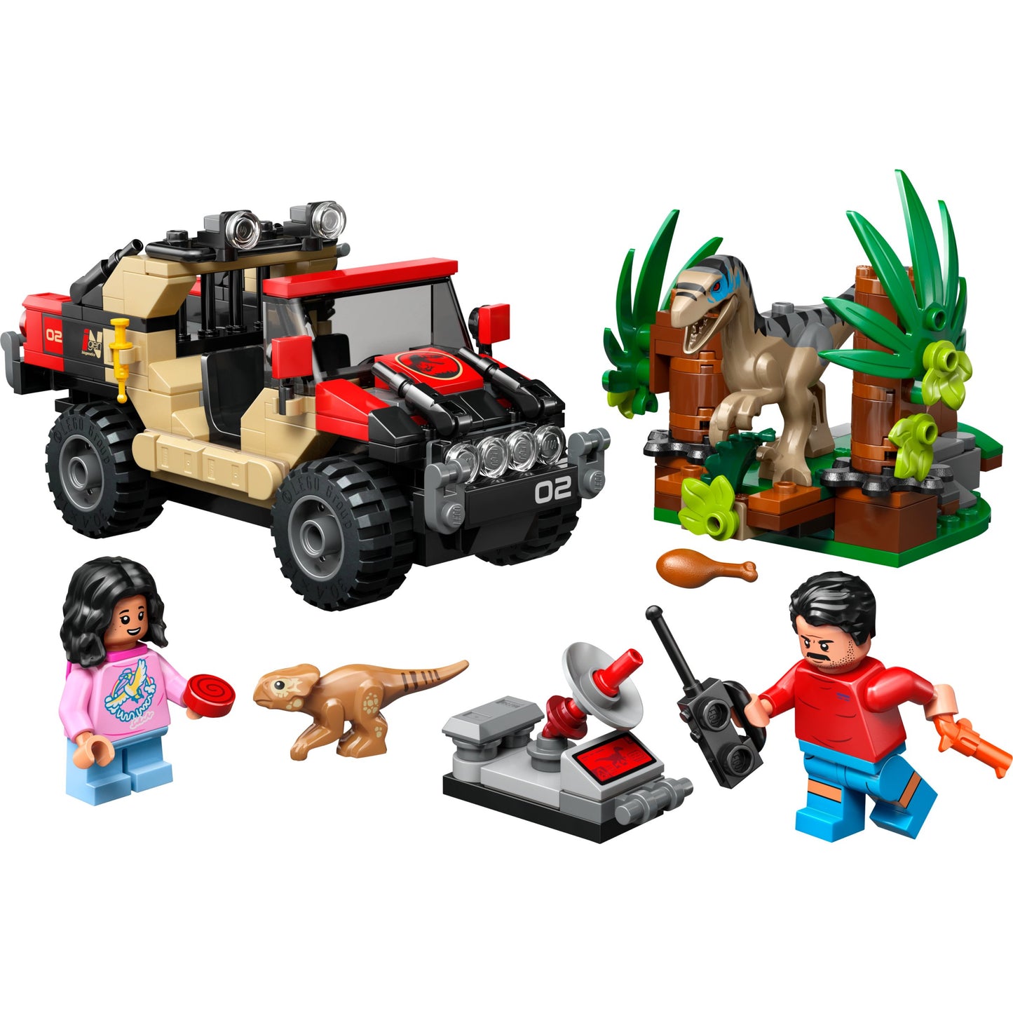 LEGO Jurassic World Rebirth Raptor Off-Road Escape