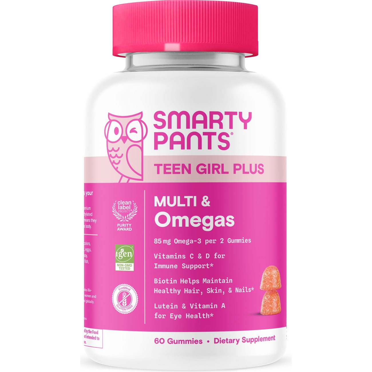 SmartyPants Teen Girl Plus Multivitamin & Omegas Gummies