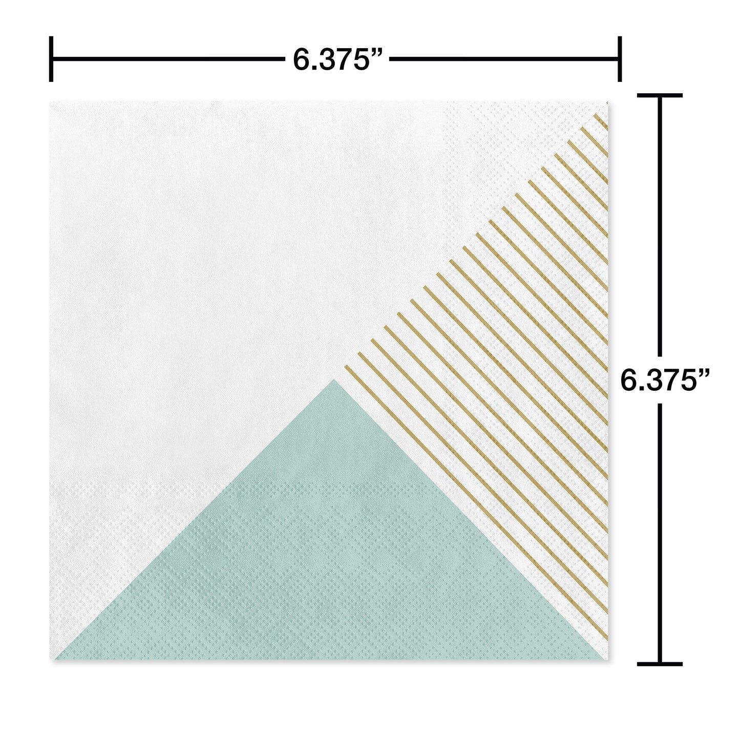 American Greetings Three Design on White Lunch Napkins