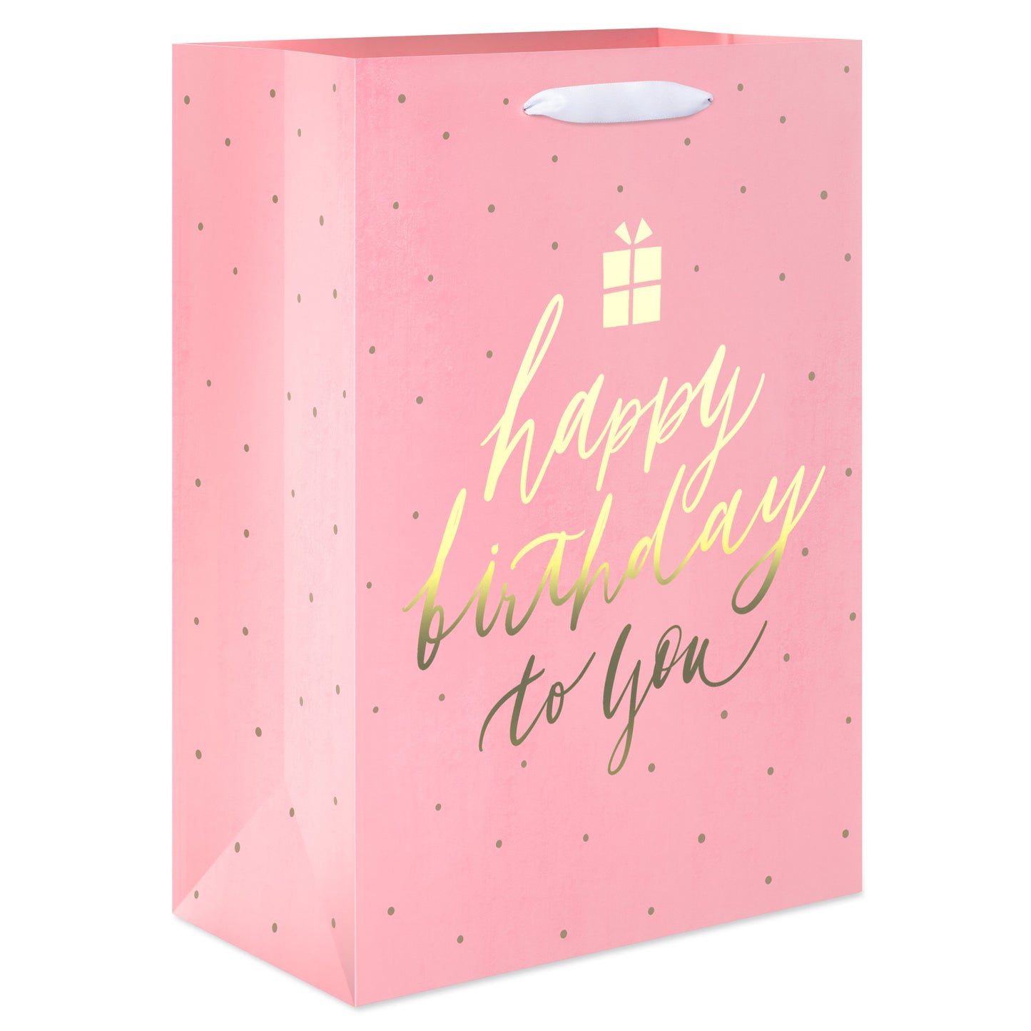 American Greetings Happy Birthday to You Medium Pink Birthday Gift Bag