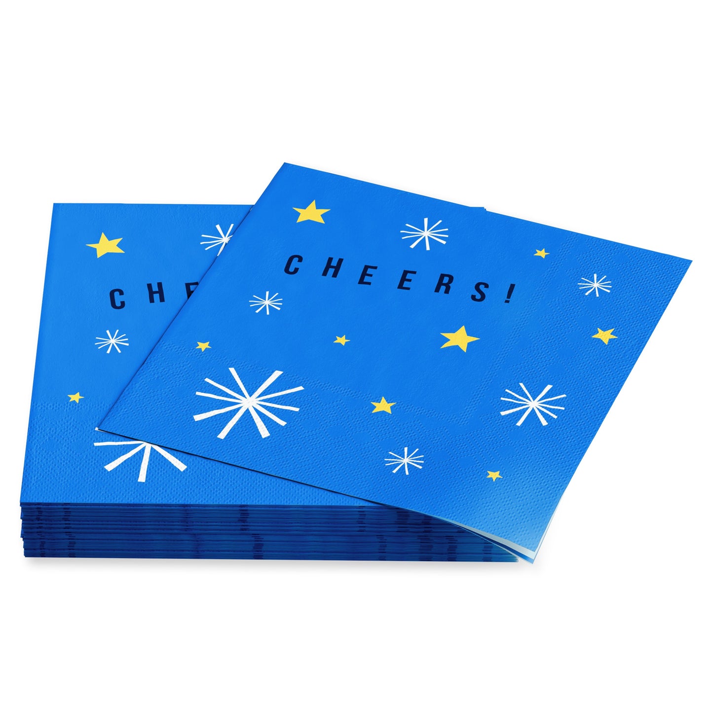 American Greetings Cheers on Blue Beverage Napkins