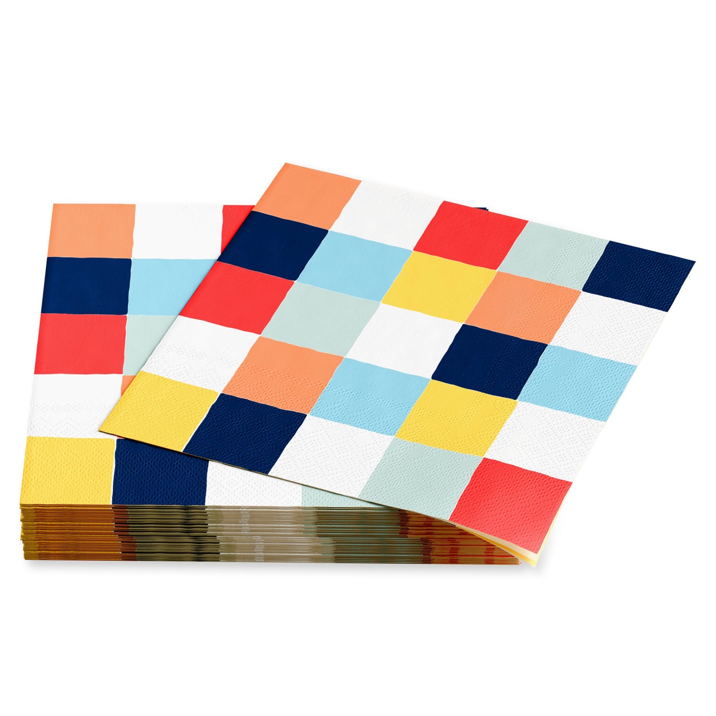American Greetings Colorful Squares Beverage Napkins
