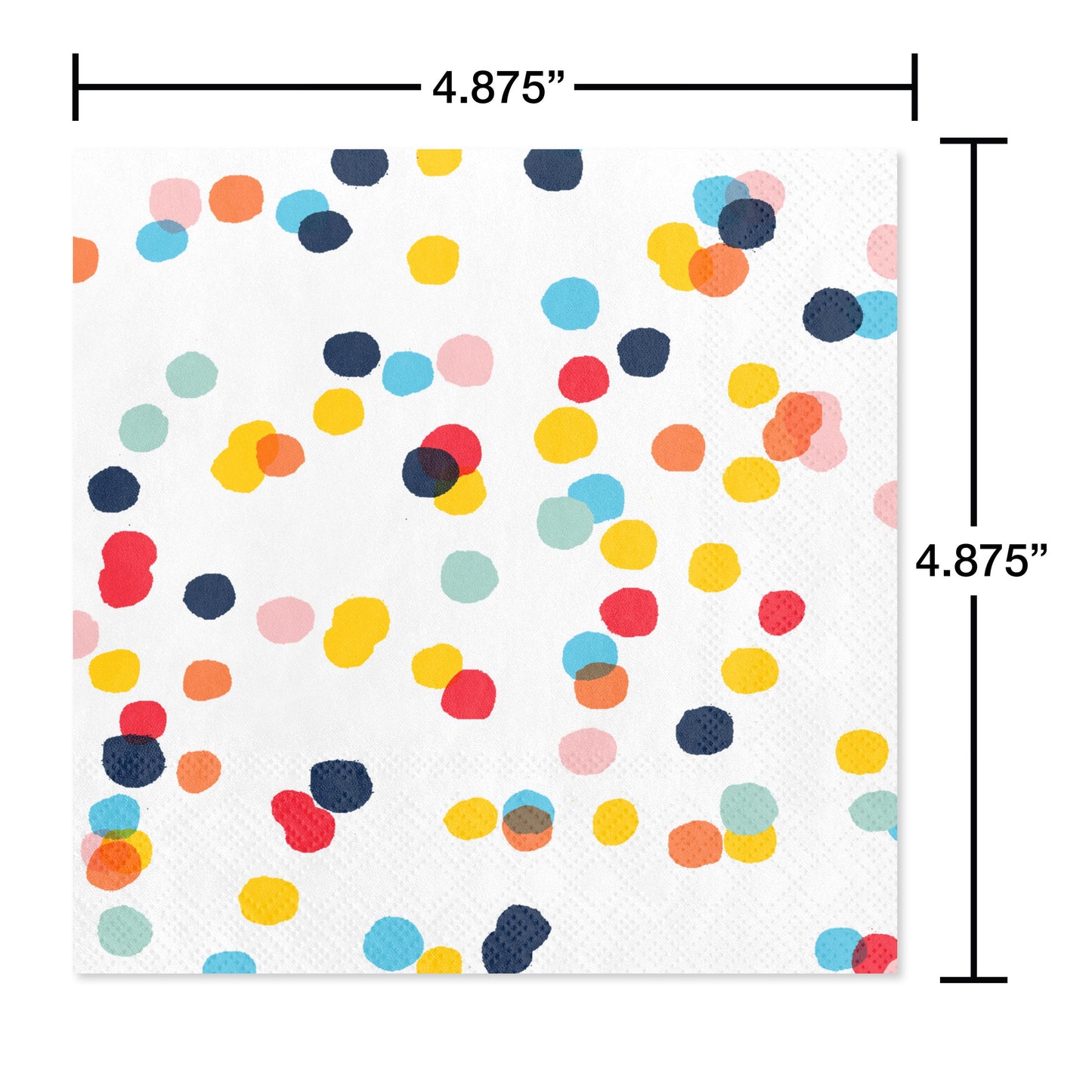 American Greetings Scattered Colorful Dots Beverage Napkins