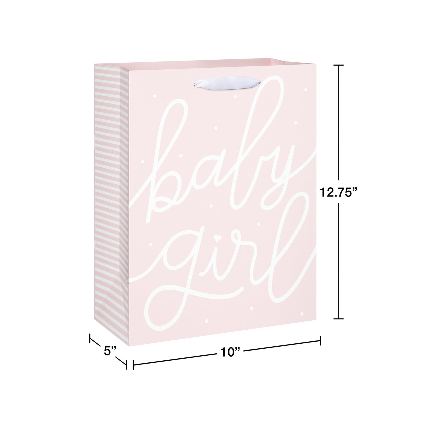 American Greetings Pink Baby Girl Shower Large Gift Bag
