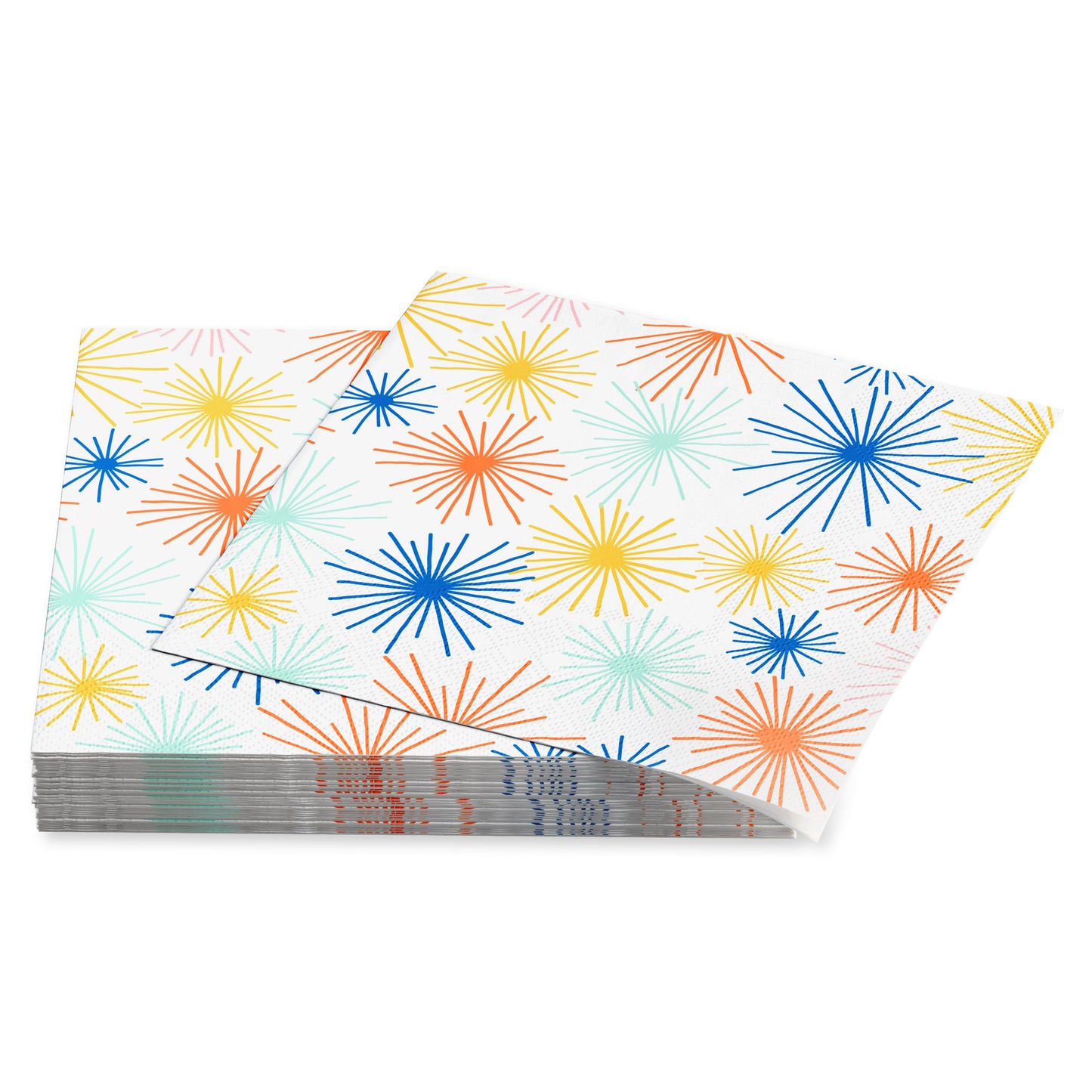 American Greetings Colorful Fireworks Lunch Napkins