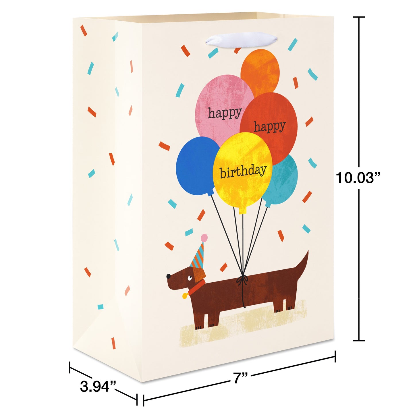 American Greetings Wiener Dog Medium Birthday Gift Bag