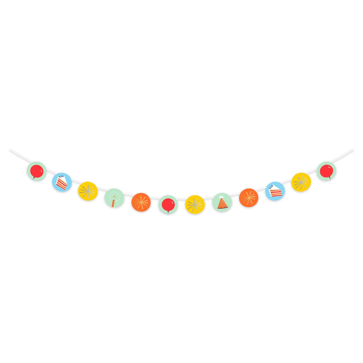 American Greetings Birthday Icons Party Banner Decoration