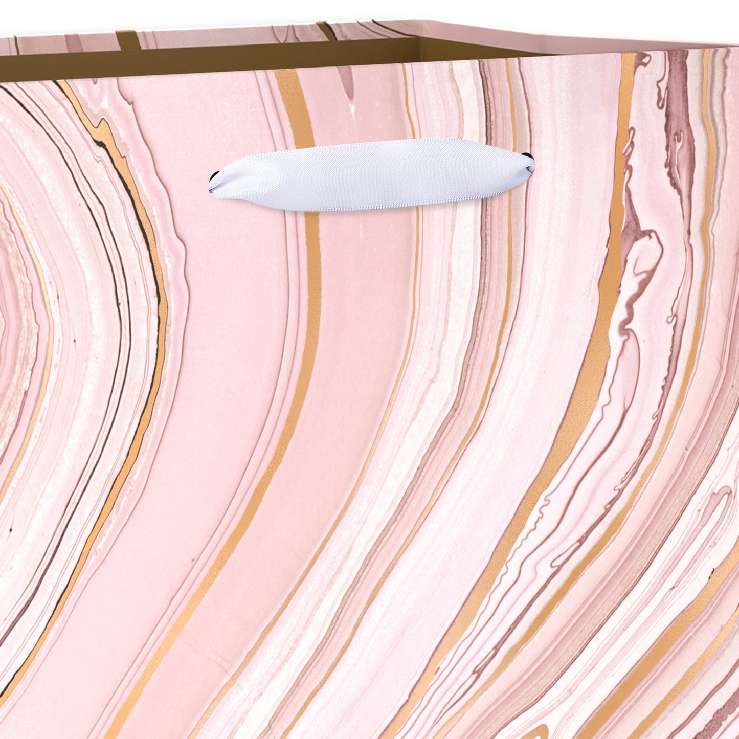 American Greetings Pink Marble Large Wedding Gift Bag