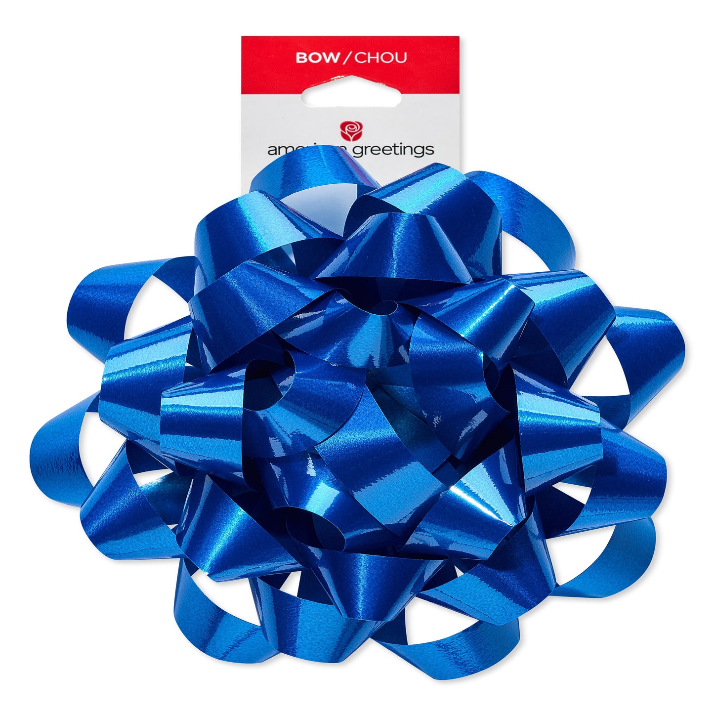 American Greetings Blue Confetti Gift Bow