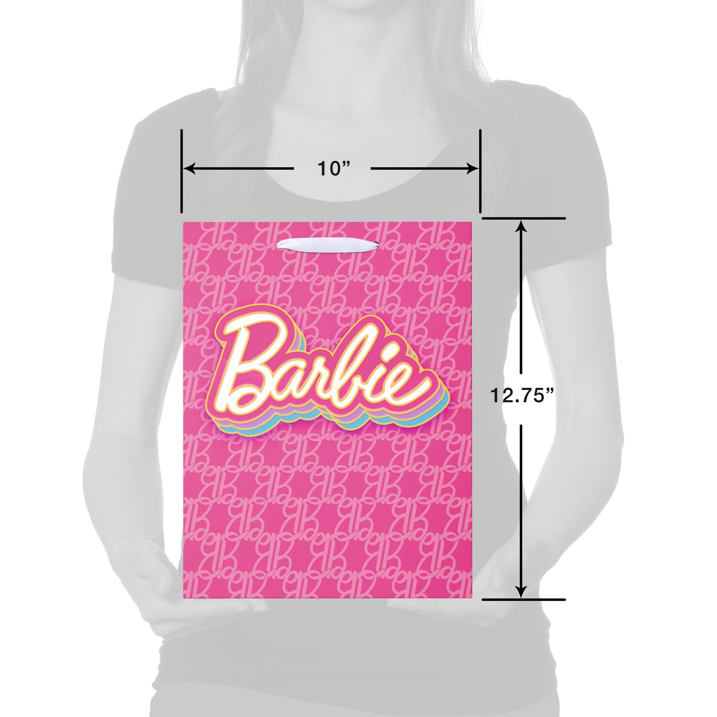American Greetings Large Pink Barbie Gift Bag