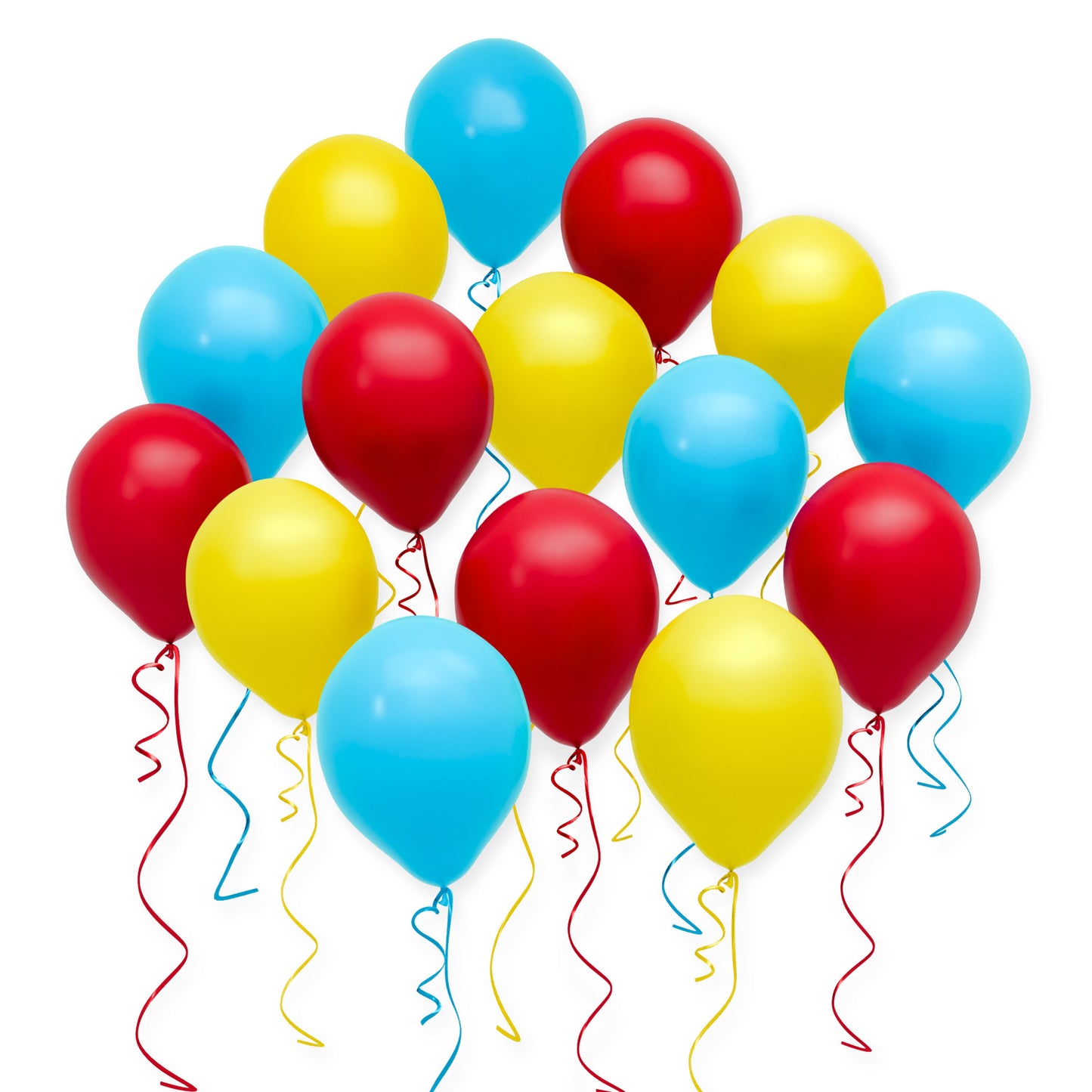 American Greetings Assorted Red, Yellow, & Blue Uninflated Balloons