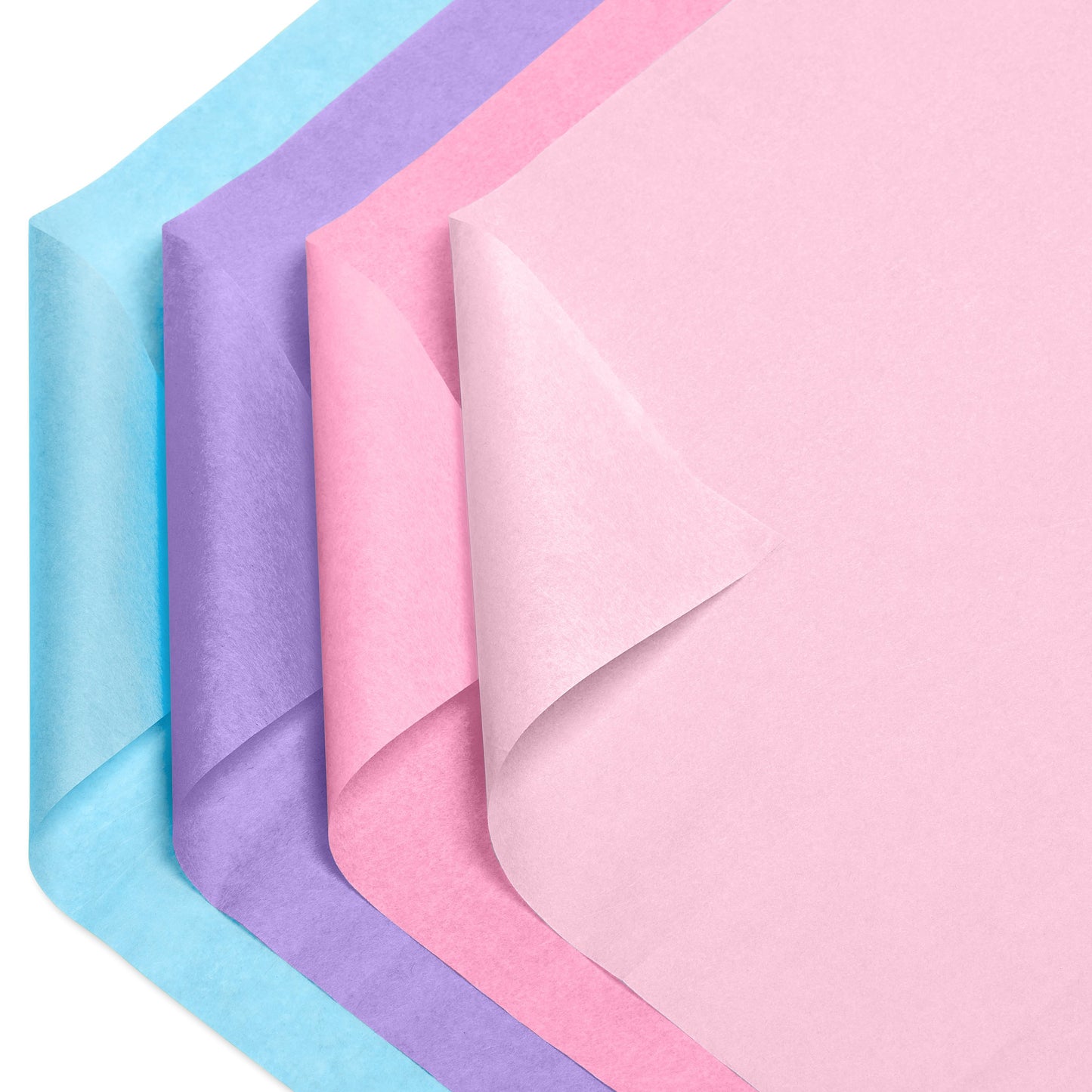 American Greetings Pink, Lavender, and Blue Tissue Paper Bundle, 8 ct