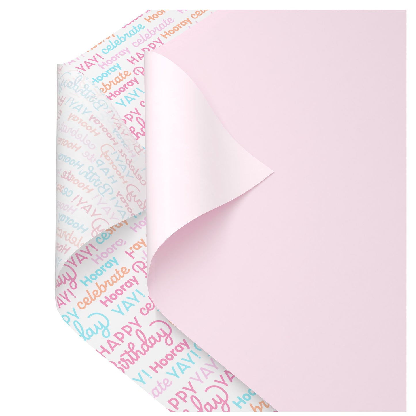 American Greetings Flamingo Pink & Birthday Tissue Paper, 6 ct