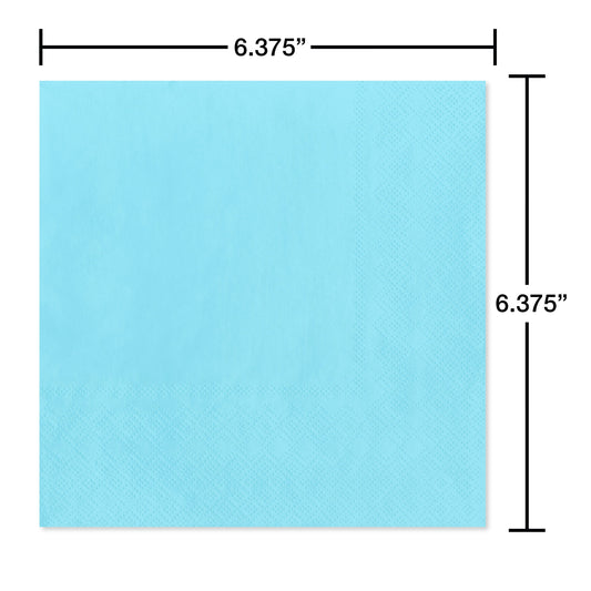 American Greetings Light Blue Lunch Napkins