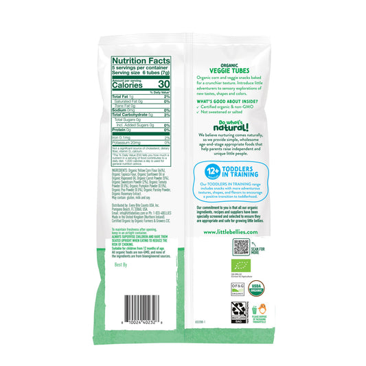 Little Bellies Organic Veggie Tubes