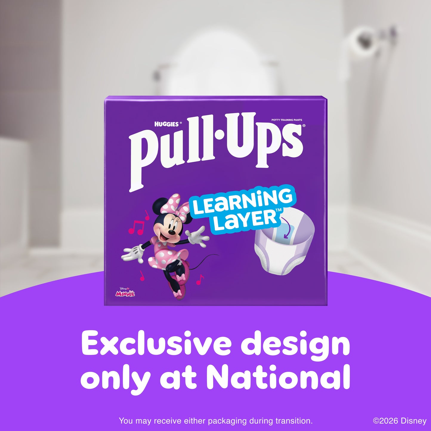Pull-Ups Girls' Potty Training Pants, 3T-4T (32-40 lbs)