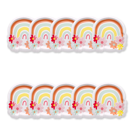 American Greetings Rainbow 7" Birthday Paper Plates