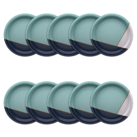 American Greetings Abstract Design 9" Paper Plates