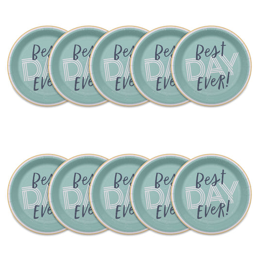 American Greetings Best Day Ever 7" Paper Plates
