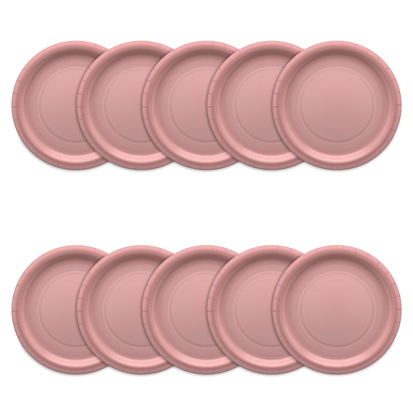 American Greetings Pink 9'' Paper Plates