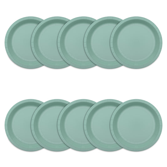 American Greetings Green 7" Paper Plates