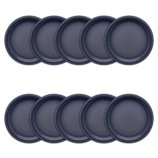 American Greetings Navy Blue 9" Paper Plates
