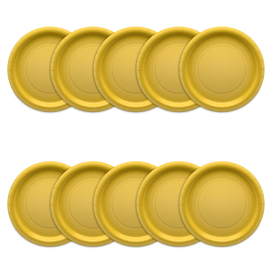 American Greetings Yellow 9" Paper Plates