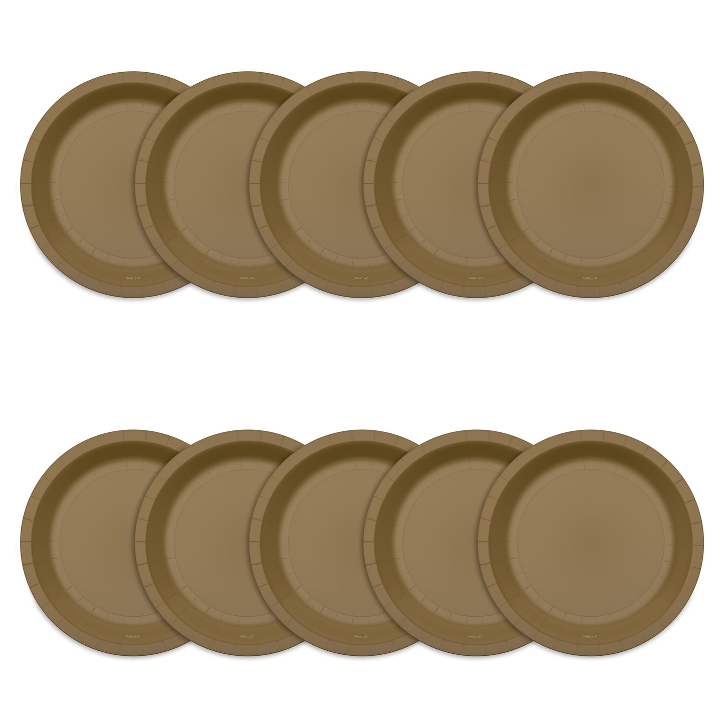 American Greetings Gold 7" Paper Plates