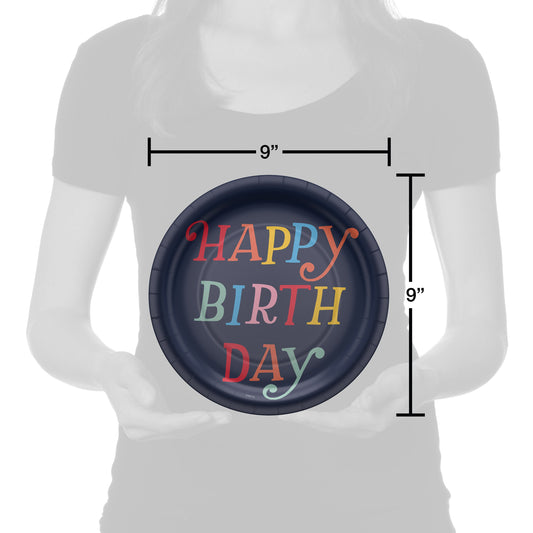 American Greetings Happy Birthday 9" Paper Plates