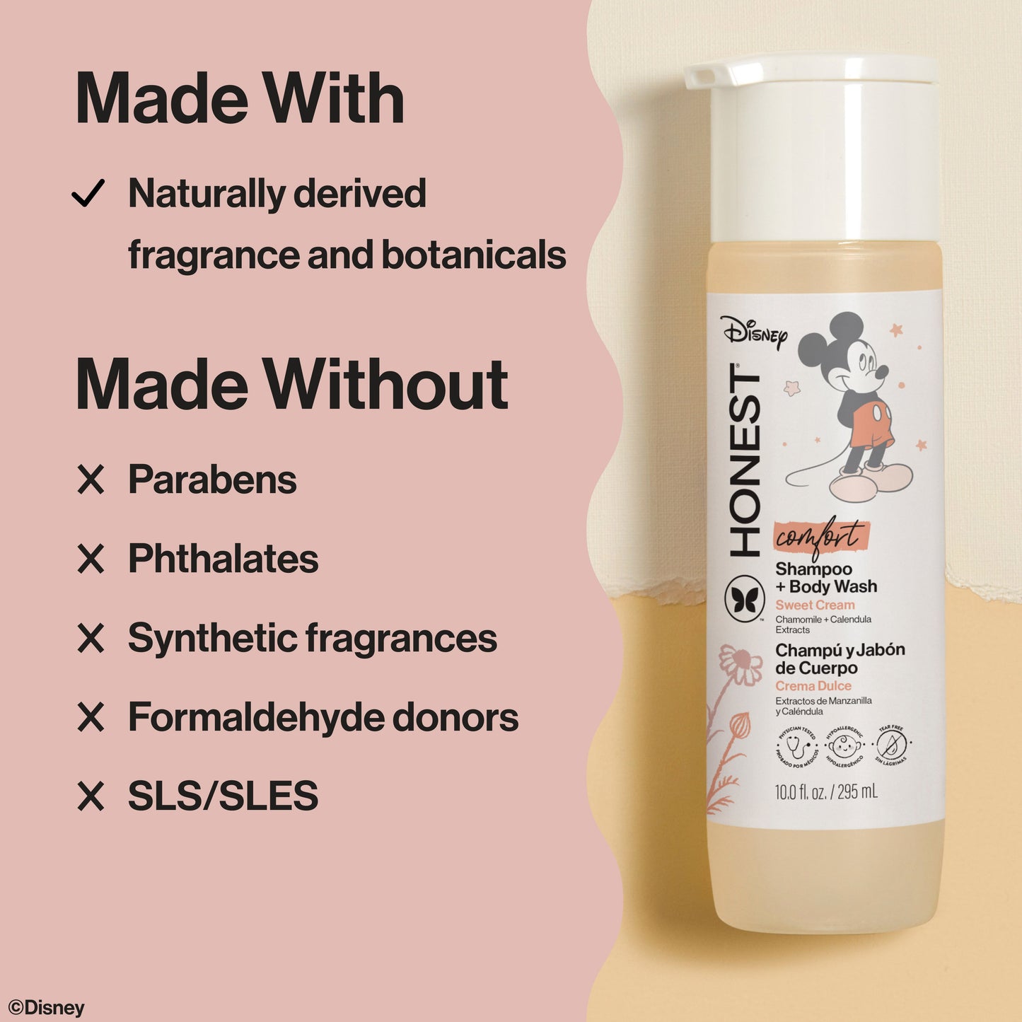 The Honest Company Shampoo & Body Wash - Sweet Cream