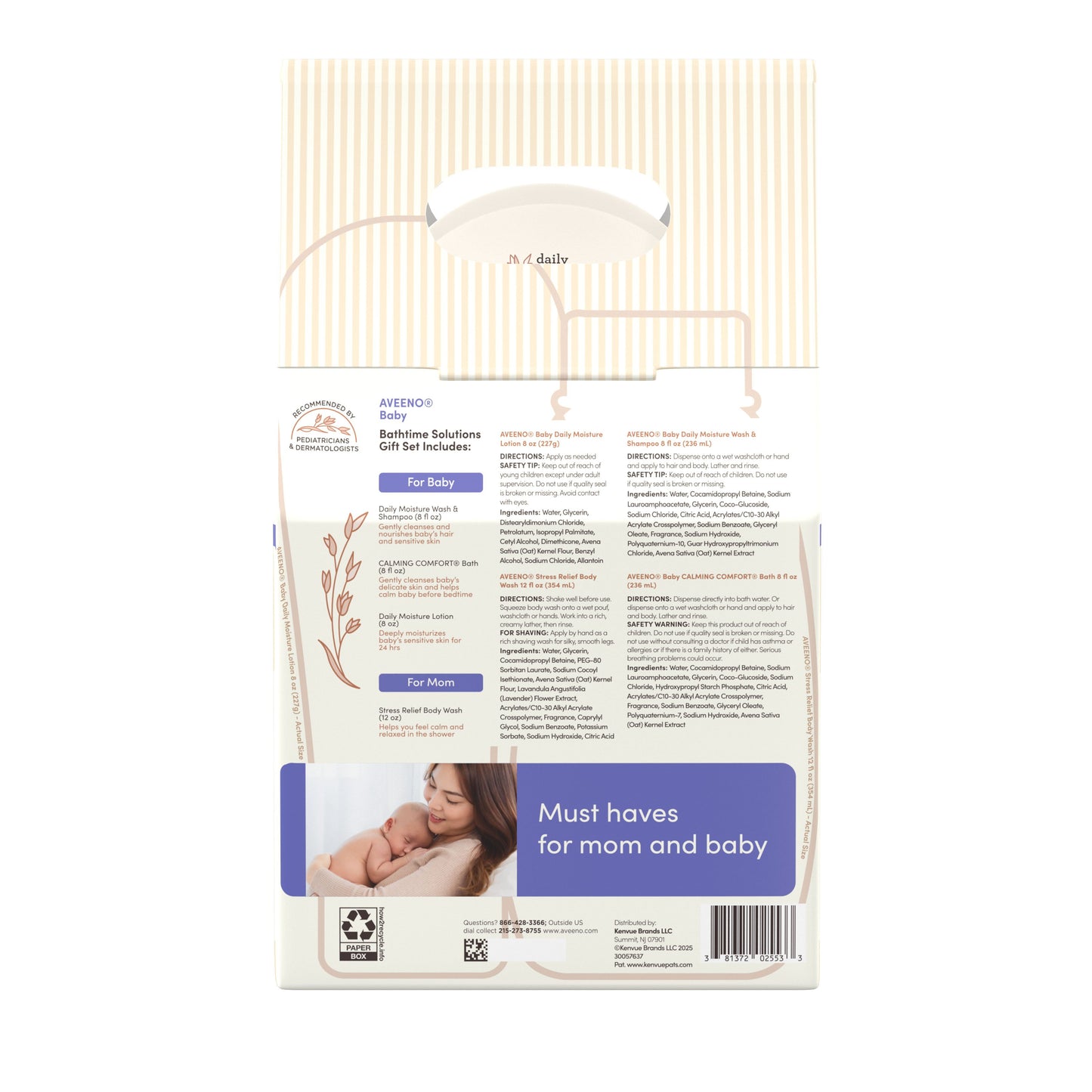 Aveeno Baby Bathtime Solutions Mommy & Me Gift Set