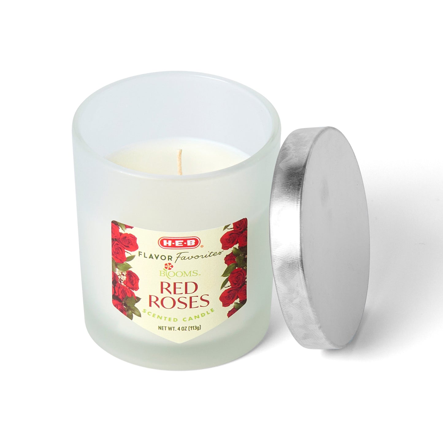 H-E-B Flavor Favorites Blooms Red Roses Scented Candle