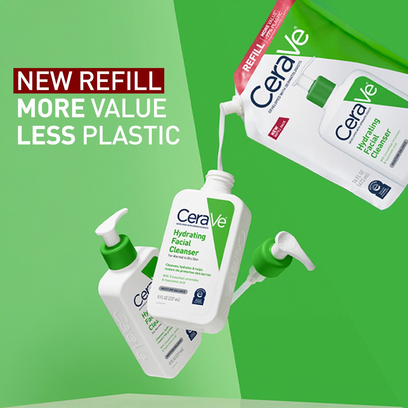 CeraVe Hydrating Cleanser Refill Pouches