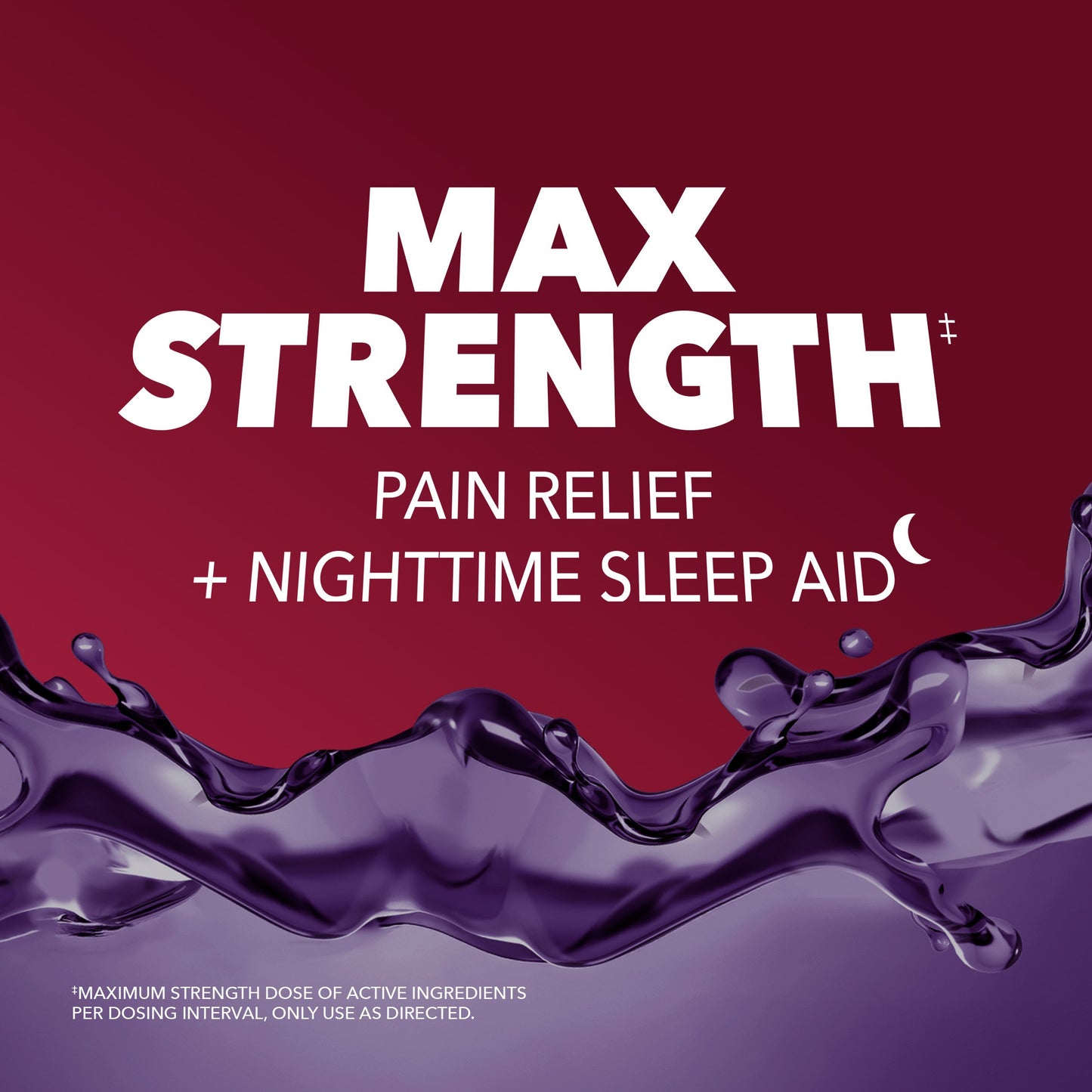 Vicks PainQuil Liquid Nighttime Pain Relief Acetaminophen Max Strength, Backache & Headache Relief + Sleep Aid
