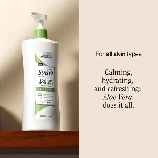 Suave Soothing Hydration Hand & Body Lotion with Aloe Vera - All Skin Types