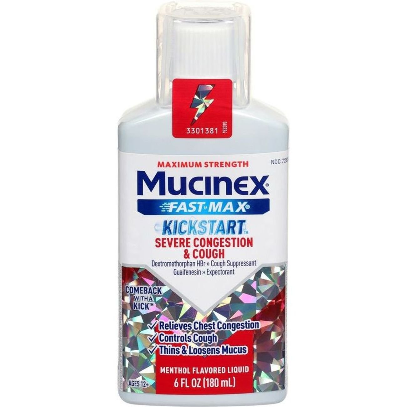 Mucinex Fast Max Kickstart Severe Congestion & Cough Liquid