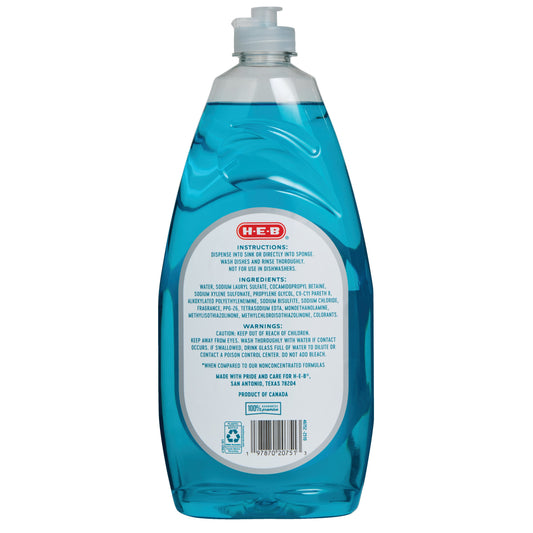 H-E-B Ultra Concentrated Dishwashing Liquid - Rosemary