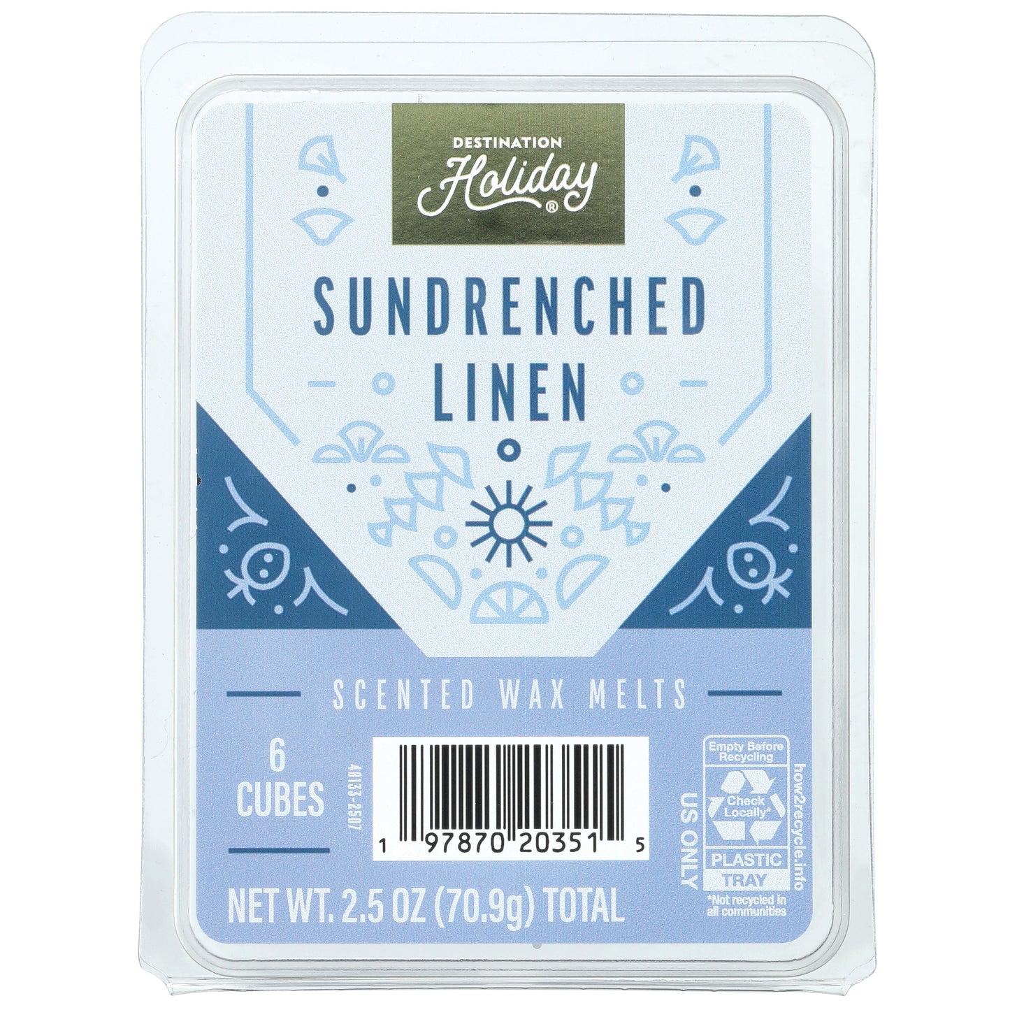 Destination Holiday Sundrenched Linen Scented Wax Melts