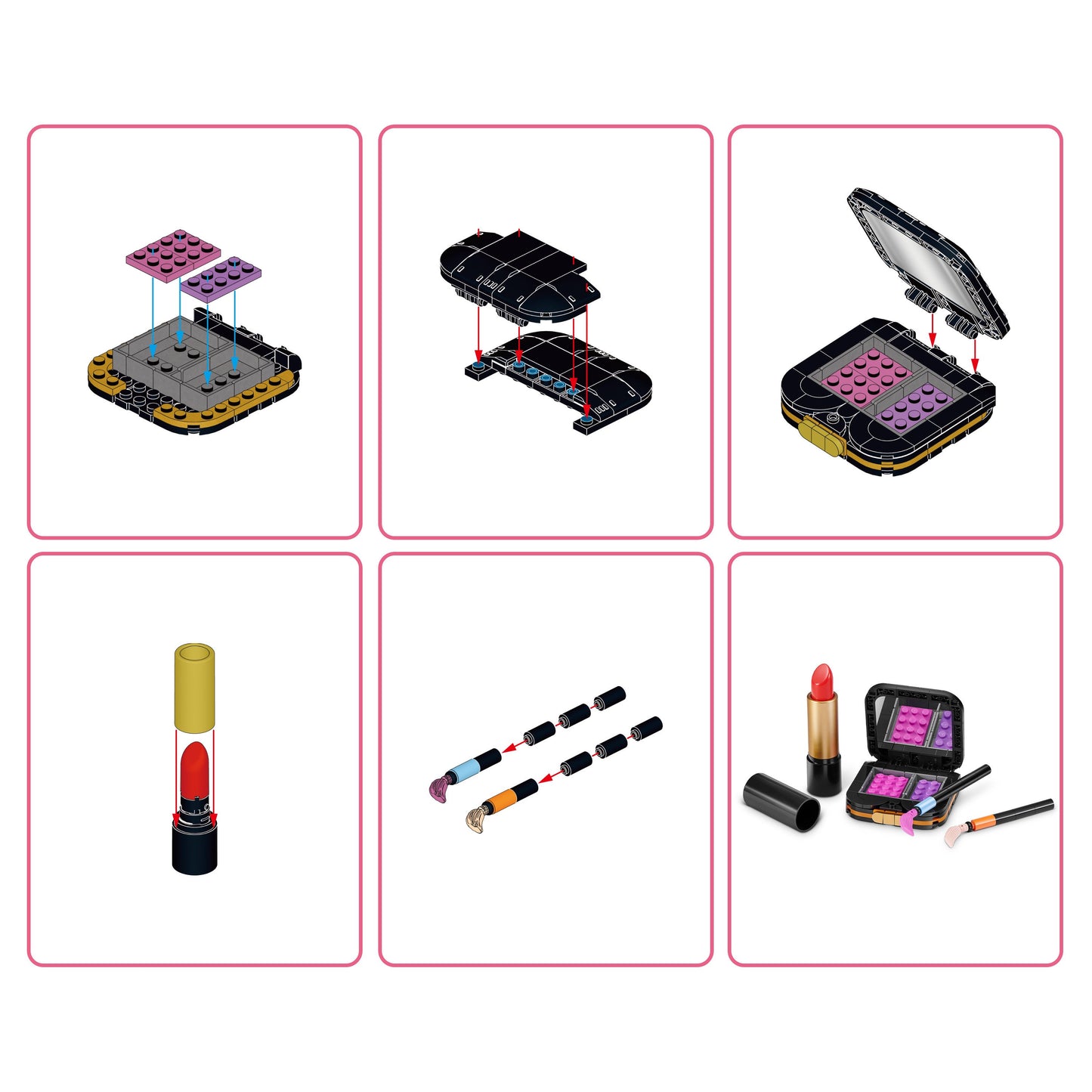 Zuru MAX Beauty Collection Building Set Capsule - Lip & Face Makeup Kit
