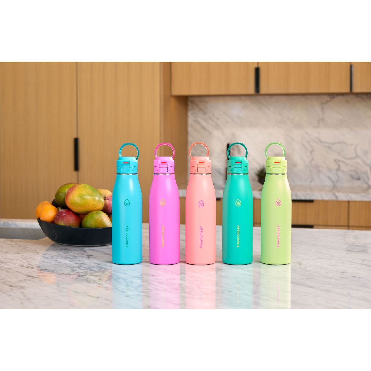 ThermoFlask Stainless Steel Traveler Bottle - Shocking Pink