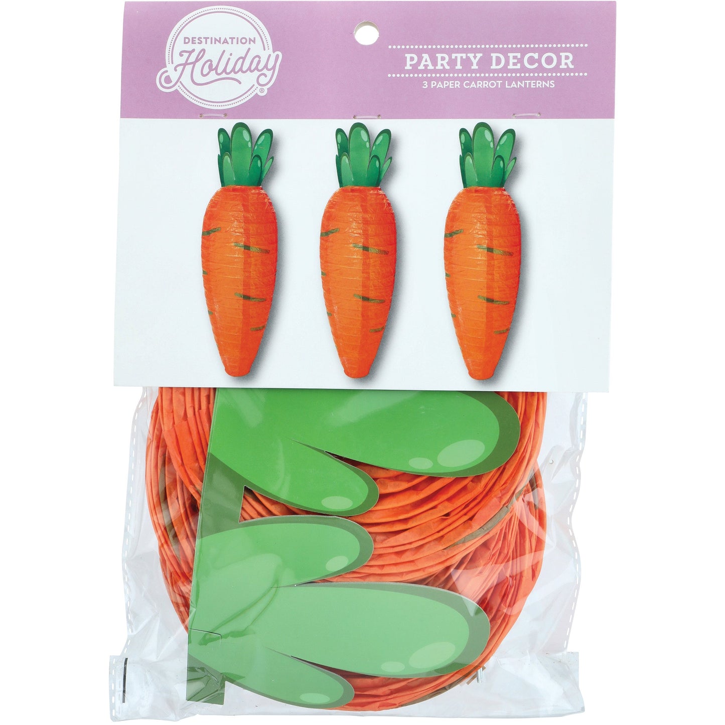 Destination Holiday Carrot Paper Lantern