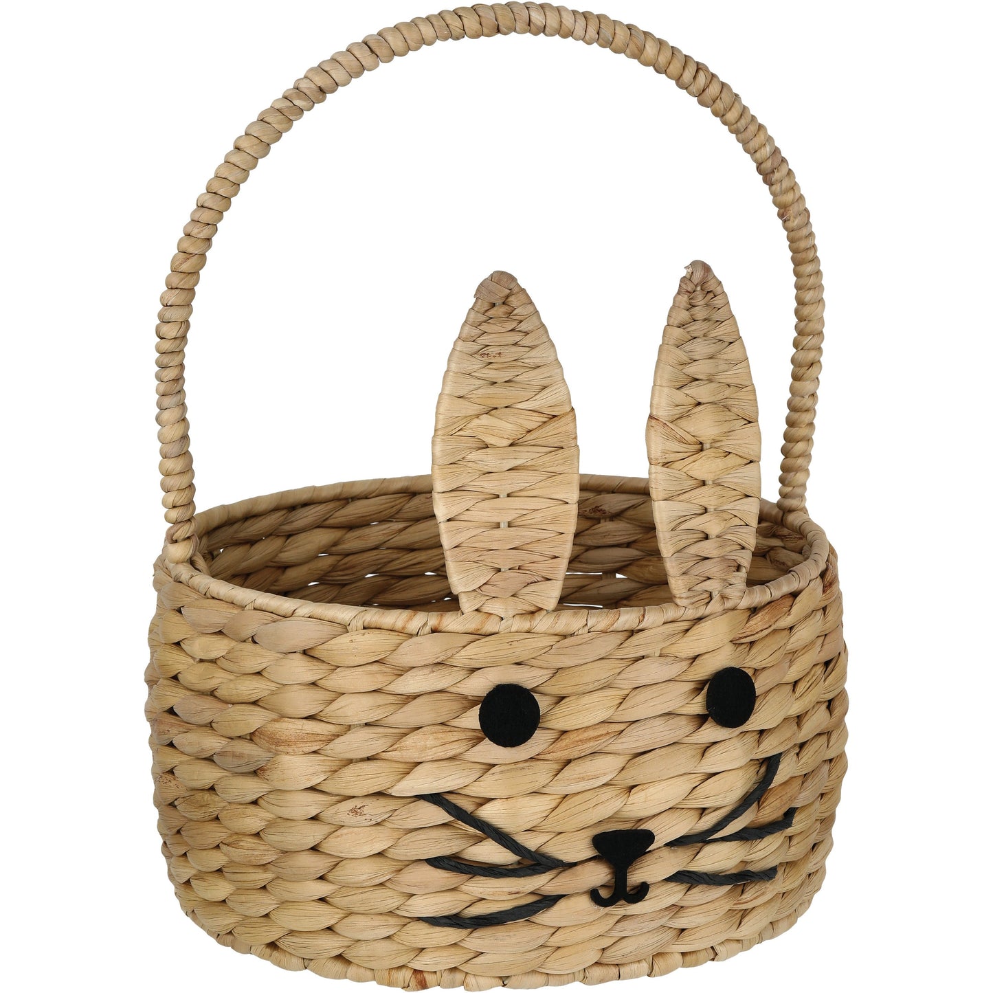 Destination Holiday Water Hyacinth Bunny Easter Basket