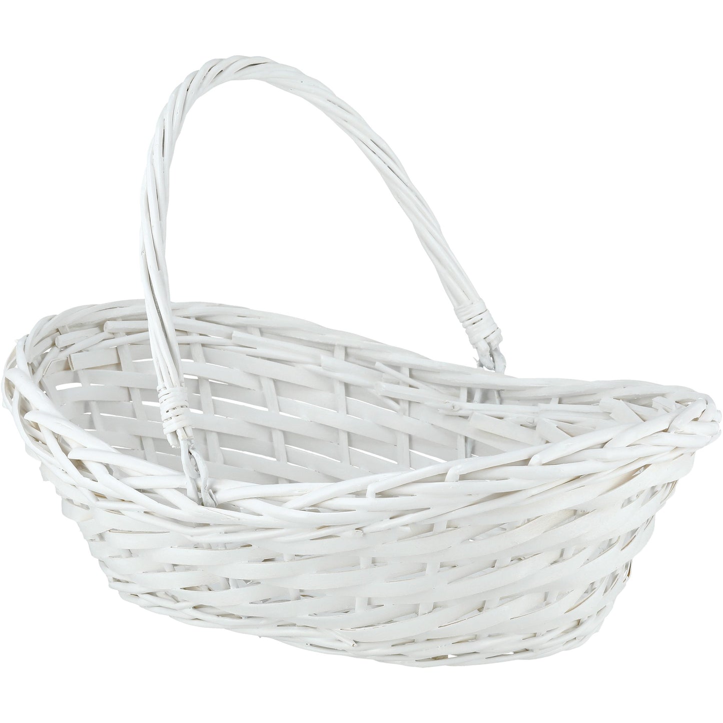 Destination Holiday White Swing Handle Basket